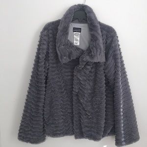 Patagonia faux fur jacket